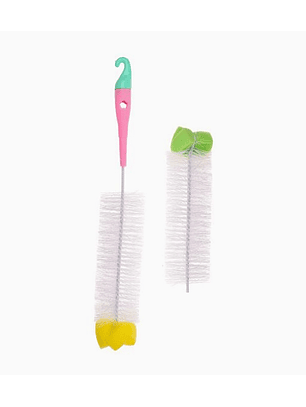 Cepillo de limpieza para mamaderas y botellas con cerdas resistentes