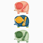 Plato infantil con división doble y set de cubiertos diseño elefante - Miniatura 1
