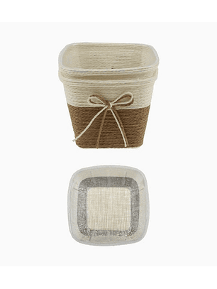 Funda Tejida para Macetero – Set de 2 Unidades Decorativas