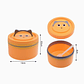 Lonchera con tapa y cuchara 13 x 8.5 cm con caritas tiernas - Miniatura 3