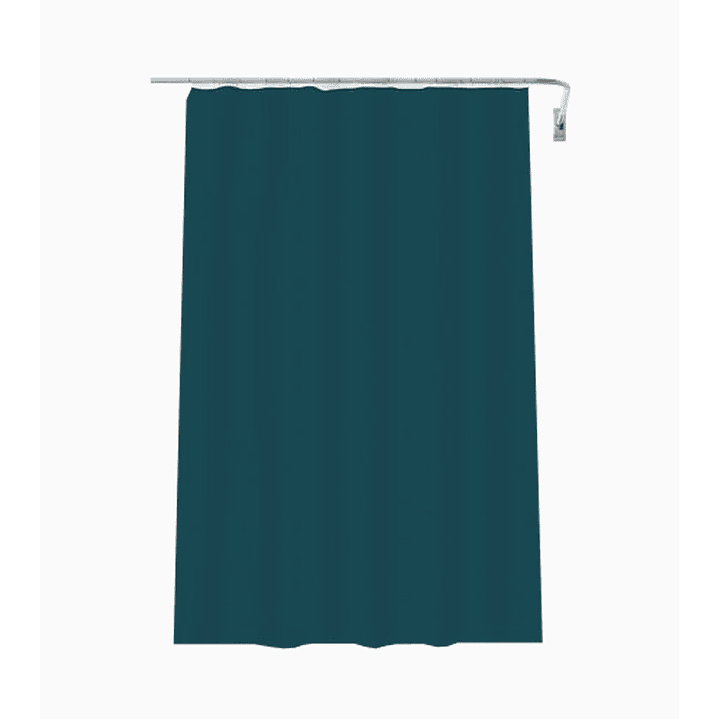 Cortina de baño plástica 1.80x1.80 cm colores azul, burdeo, verde, celeste y rosa 4