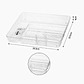 Organizador de cocina para cubiertos y utensilios – 29.3x23.5x4 cm - Miniatura 2