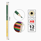 Set de Lápices de Colores Bicolor 12 Unidades – 24 Colores  - Miniatura 2