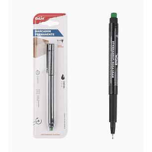 Marcador Permanente Punta Fina 0.4 mm Negro Base Alcohol