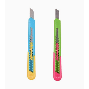 Pack 2 Cúter Corta Cartón Portátiles 13 cm