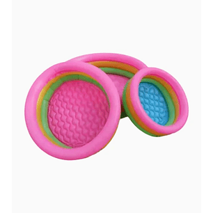 Piscina Inflable Arcoíris Exlin 120x30 cm