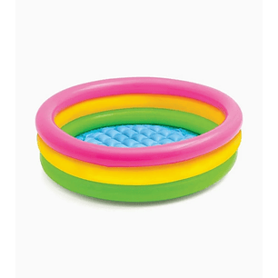 Piscina Inflable Arcoíris Exlin 60x20 cm