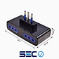 Adaptador Eléctrico 3 Patas – Múltiples Entradas – Certificación SEC - Miniatura 2