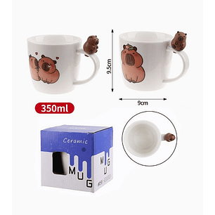 Taza cerámica Exlin capibara