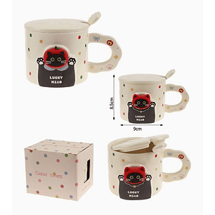 Taza de Cerámica Gato Lucky