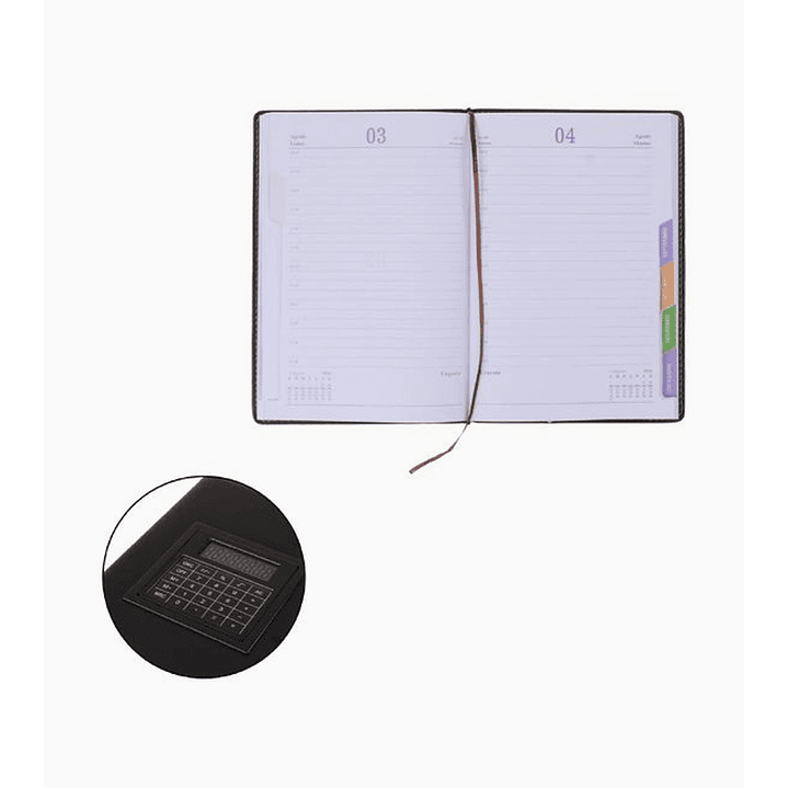 Agenda 2026 con Calculadora Integrada 2