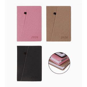 Agenda 2026 con Tapa Textil