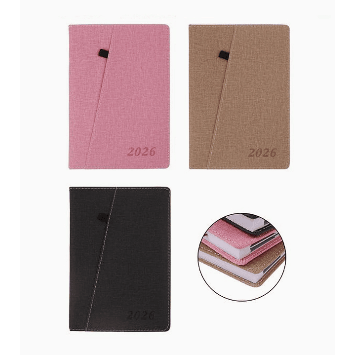 Agenda 2026 con Tapa Textil 1