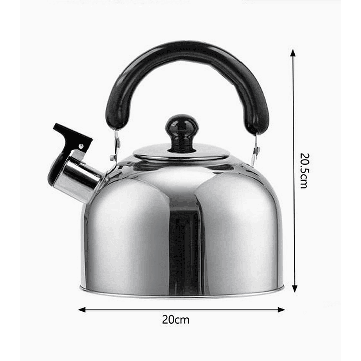 Tetera de acero inoxidable 2 litros 2