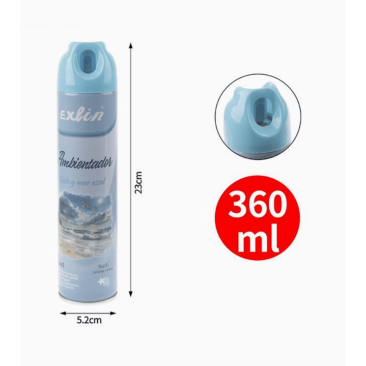 Desodorante Ambiental en Aerosol Exlin 4