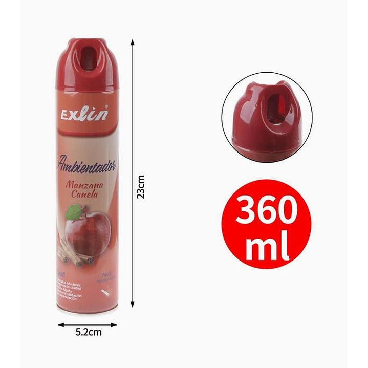 Desodorante Ambiental en Aerosol Exlin 5