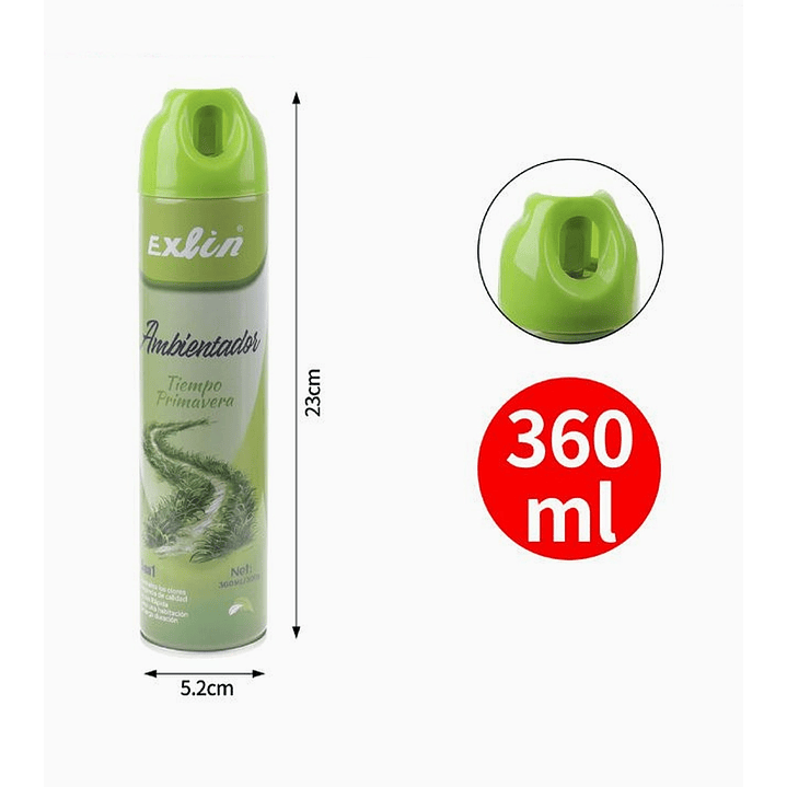 Desodorante Ambiental en Aerosol Exlin 6