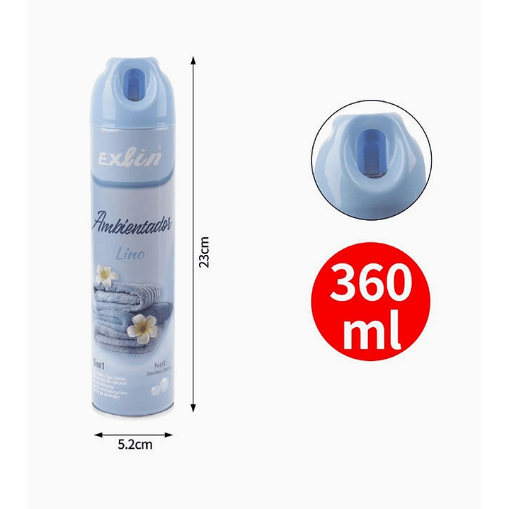Desodorante Ambiental en Aerosol Exlin 7