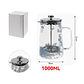 Cafetera Prensa Francesa Exlin 1000 mL Vidrio Floral – French Press Café Artesanal - Miniatura 2