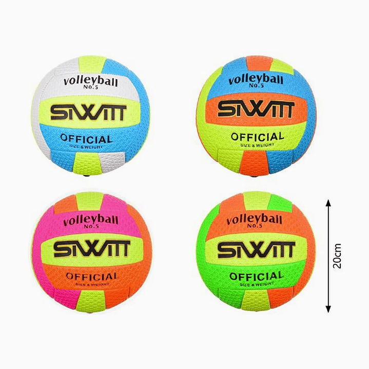 Pelota de Volleyball EVA 20 cm – Colores Fluorescentes Chile 2