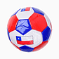 Pelota de Fútbol PVC 14 cm Chile – Blanco Azul Rojo - Miniatura 1