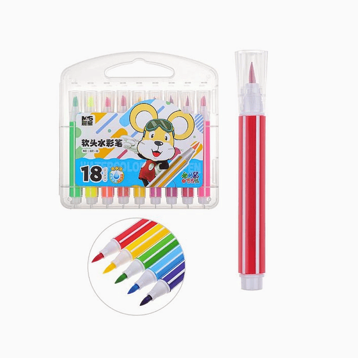 Set de Plumones 18 Colores 1