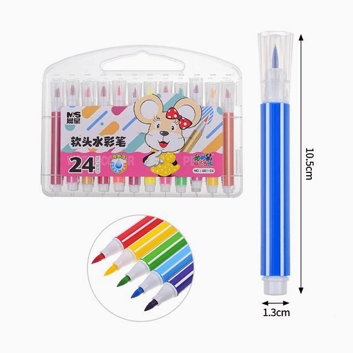 Set de Plumones  24 Colores 2