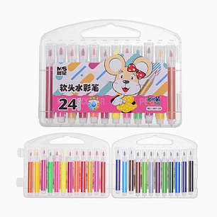 Set de Plumones  24 Colores