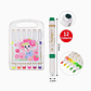 Set de Plumones con sello 12 Colores - Miniatura 2