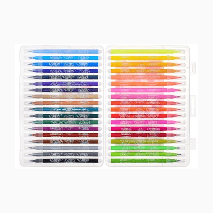 Plumones Brush 36 Colores  2