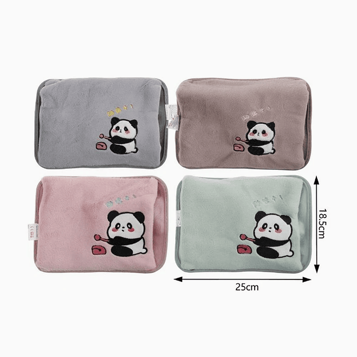Guatero Eléctrico de Mano 220V Diseño Panda Material Suave 3