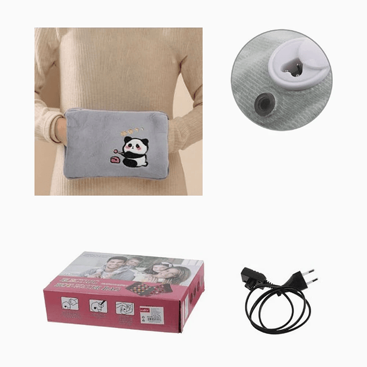 Guatero Eléctrico de Mano 220V Diseño Osito Tierno Material Suave 3