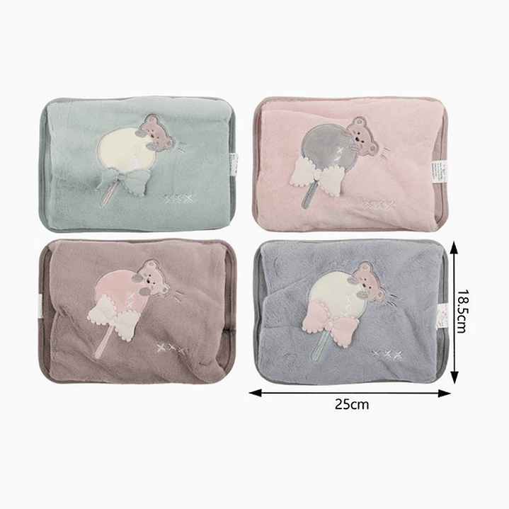 Guatero Eléctrico de Mano 220V Diseño Osito Tierno Material Suave 2