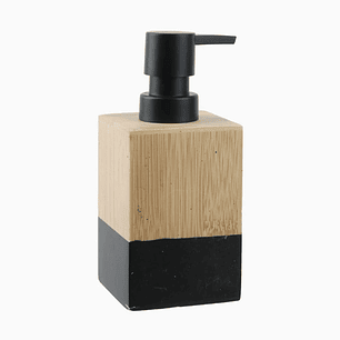 Dispensador de Jabón Líquido con Acabado Tipo Madera 15cm