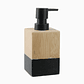 Dispensador de Jabón Líquido con Acabado Tipo Madera 15cm - Miniatura 1