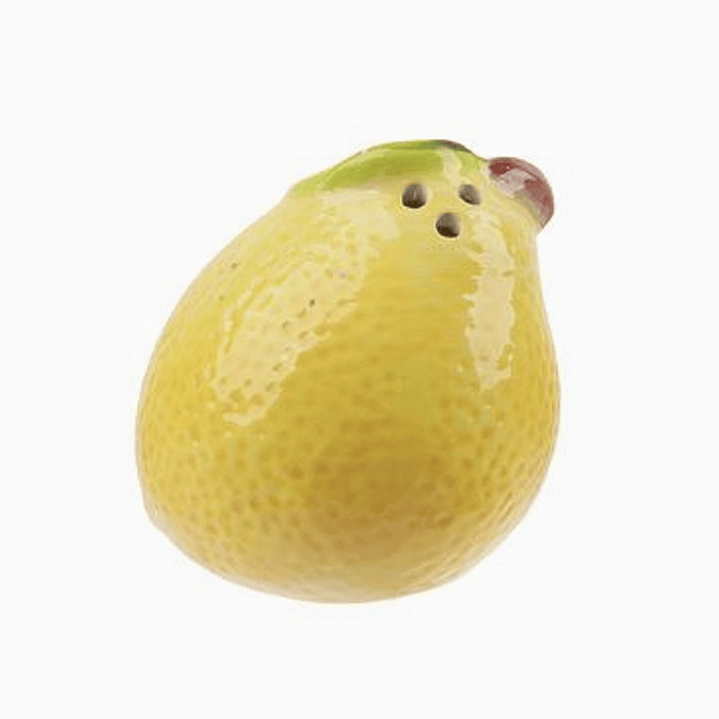 Frasco de cerámica con diseño de limón 1