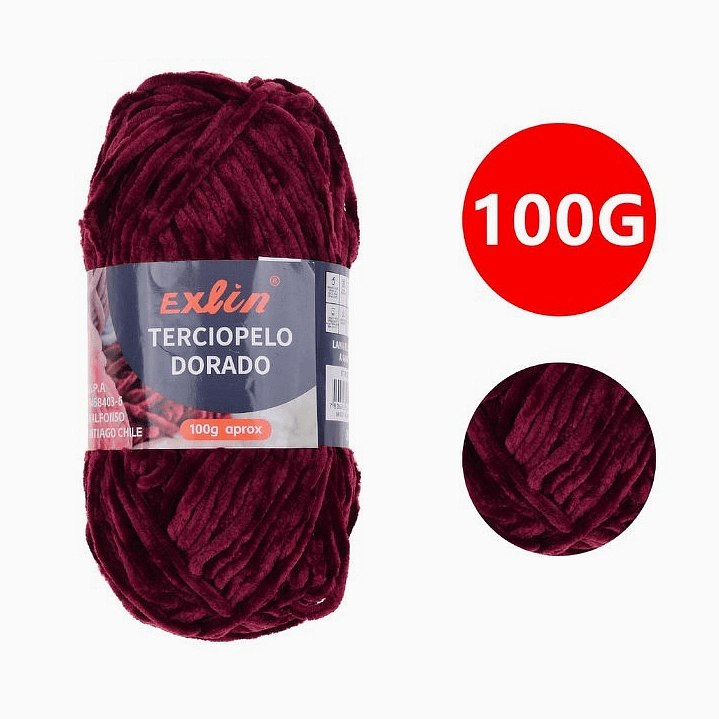 Lana Terciopelo Exlin – Set de 10 ovillos de 100g 19