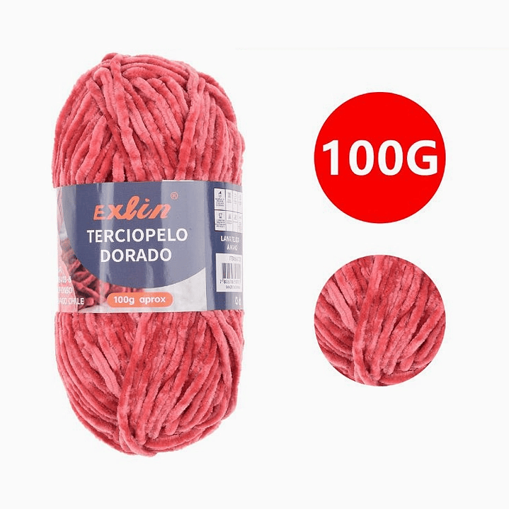 Lana Terciopelo Exlin – Set de 10 ovillos de 100g 22