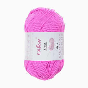 Lana Bebé Exlin Rosa Infantil – Set de 10 ovillos de 100g