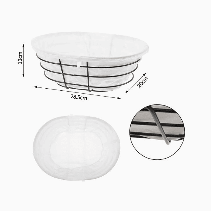 Canasta de pan ovalada 2