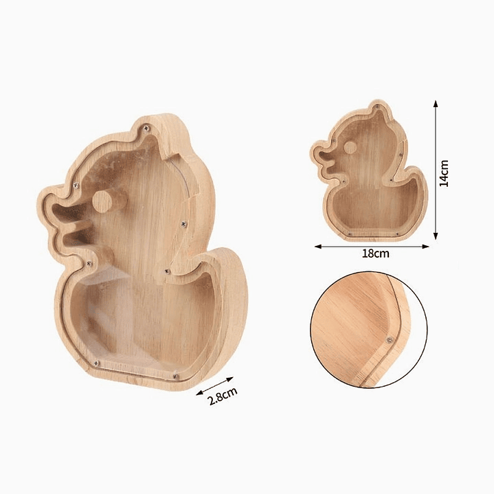 Alcancía decorativa en forma de pato 2