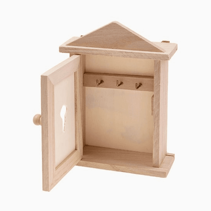 Caja organizadora de llaves de madera 1