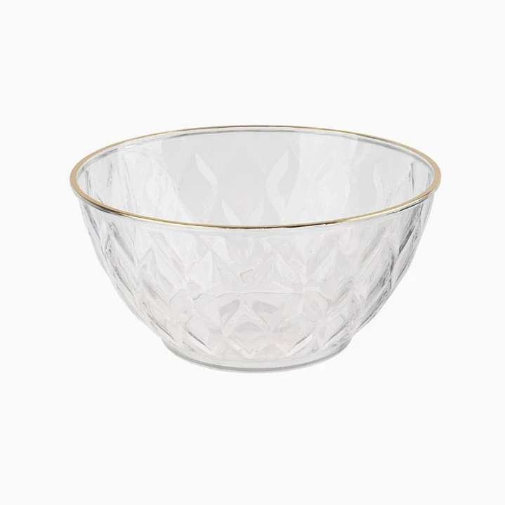 Ensaladera con borde dorado – 24 cm 1