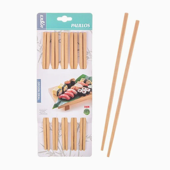 Set de Palillos para Sushi de Precisión 24 cm 5 Pares Exlin  1