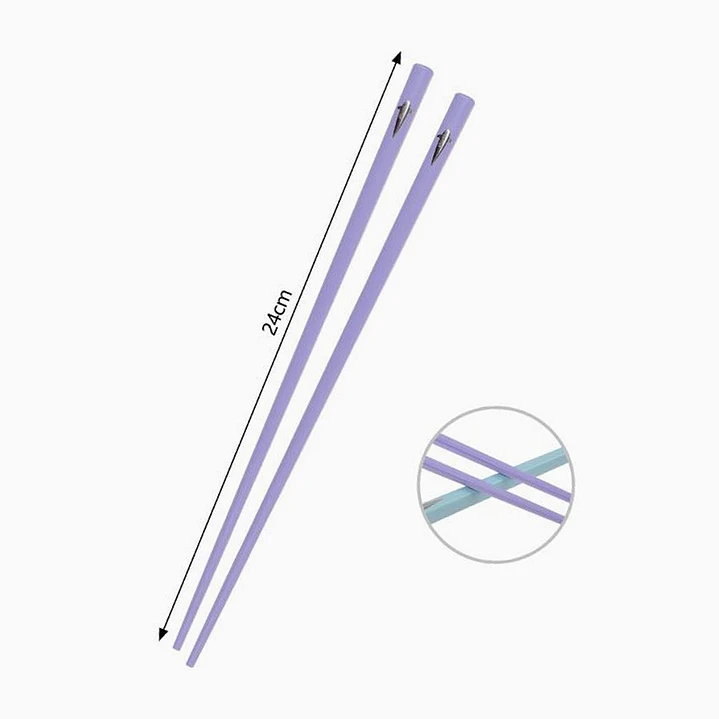 Pack de Palillos para Sushi Multicolor 24 cm 5 Pares Exlin  2