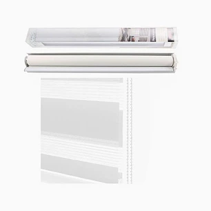 Cortina roller zebra blanca – 200 × 180 cm