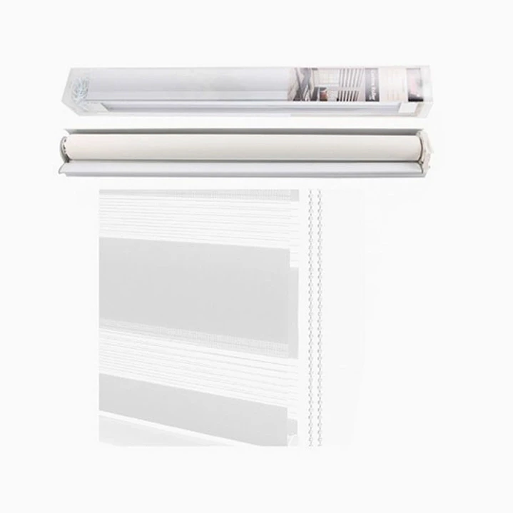 Cortina roller zebra blanca – 200 × 180 cm 1