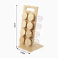 Especiero Vertical Torre de 8 Frascos con Tapa de Bambú - Miniatura 2
