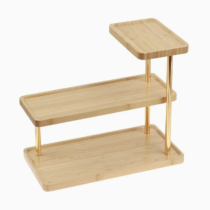 Repisa Organizadora de Madera de 3 Niveles para Cocina y Hogar 1