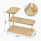 Repisa Organizadora de Madera de 3 Niveles para Cocina y Hogar - Miniatura 2